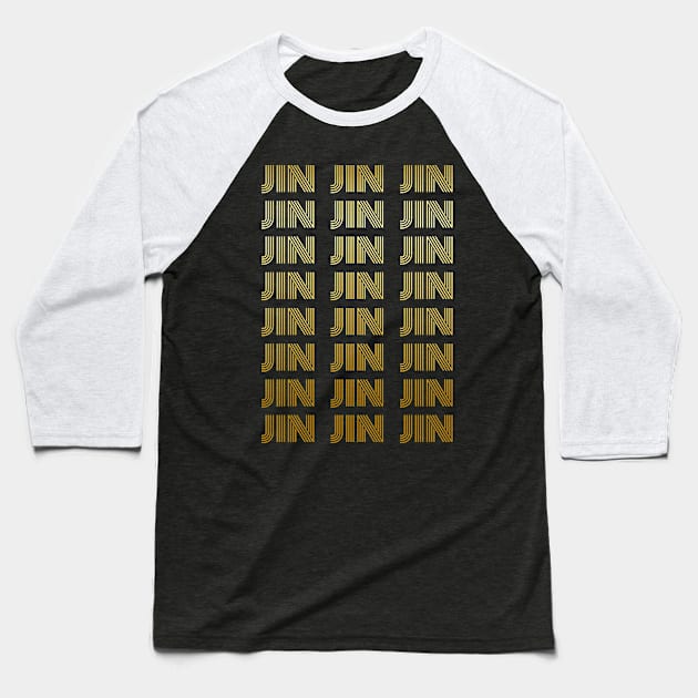 JIN - BTS Kim Seokjin - Bangtan Boys Army Baseball T-Shirt by Millusti